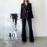 Long Sleeve Blazer & Trouser Suit - Clothing