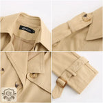 Long Sleeve Cotton Windbreaker Jacket - QH Clothing