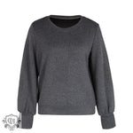 Polyester Textured Sweater - Autumn Chic - QH Clothing