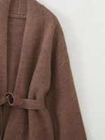 Elegant Double-sided Belted Winter Coat - QH Clothing