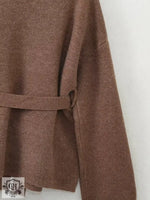 Elegant Double-sided Belted Winter Coat - QH Clothing