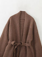 Elegant Double-sided Belted Winter Coat - QH Clothing