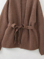 Elegant Double-sided Belted Winter Coat - QH Clothing