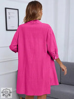 Loose Cotton Shirt Suit - Clothing