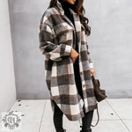 Autumn Winter Long Single Breasted Collared Shacket Woolen Coat - Quality Home Clothing| Beauty