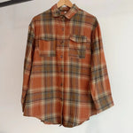 Oversize Plaid Shirt Coat - QH Clothing