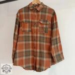 Oversize Plaid Shirt Coat - QH Clothing