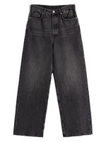 High Rise Wide Leg Denim Jeans - QH Clothing