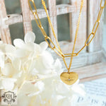 Exquisite Love and Star Double-Layered Pendant Necklace -  QH Clothing