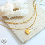 Exquisite Love and Star Double-Layered Pendant Necklace -  QH Clothing