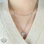 Exquisite Love and Star Double-Layered Pendant Necklace -  QH Clothing