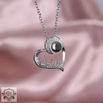 Eternal Love Diamond Projection Necklace -  QH Clothing