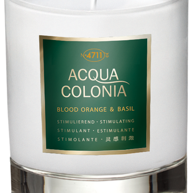 Mäurer & Wirtz 4711 Acqua Colonia Blood Orange & Basil Candle 180g - QH Clothing