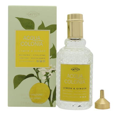 Mäurer & Wirtz 4711 Acqua Colonia Lemon & Ginger Eau de Cologne 50ml Spray - Fragrance