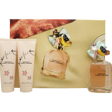 Marc Jacobs Perfect Presentset 100ml EDP + 75ml Body Lotion + 75ml Duschgel - Fragrance