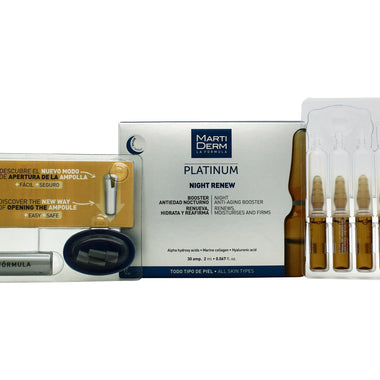 Martiderm Platinum Night Renew Ampoules 2ml x 30 - Skin Care