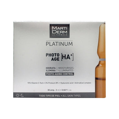 Martiderm Platinum Photo Age Ampoules 2ml x 30 (Detta inkluderar:30 x 2 ml Ampuller) - Skin Care