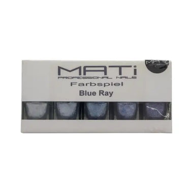 MATi Professional Nails Gift Set Blue Ray 5 x 5ml Nail Polish - Makeup