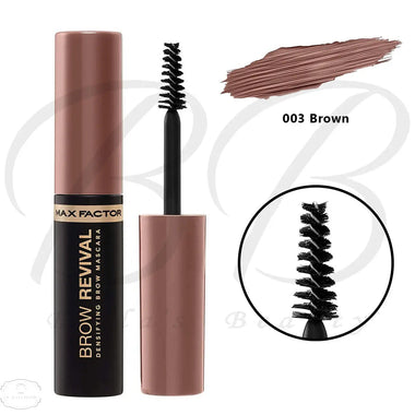 Max Factor Brow Revival Densifying Brow Mascara 4.5ml - 003 Brown - QH Clothing