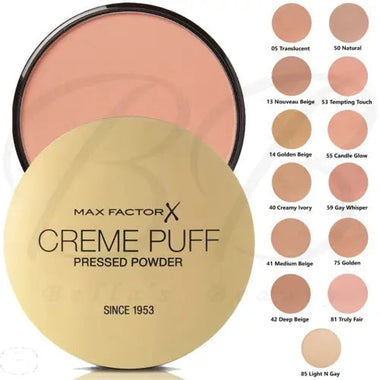 Max Factor Creme Puff Foundation 21g - #42 Deep Beige - QH Clothing