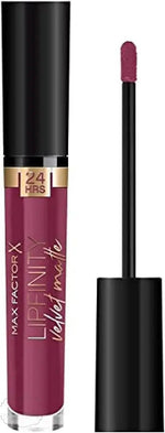 Max Factor Lipfinity Velvet Matte Liquid Lipstick 4ml - 050 Satin Berry - QH Clothing