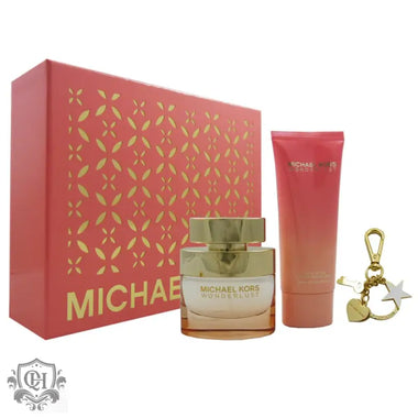 Michael Kors Wonderlust Gift Set 100ml EDP + 100ml Body Lotion + 100ml Shower Gel + 4ml EDP - Fragrance