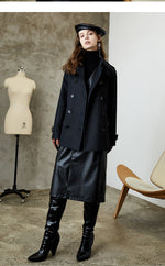 "Mid Length Trench Coat - Cotton" - QH Clothing