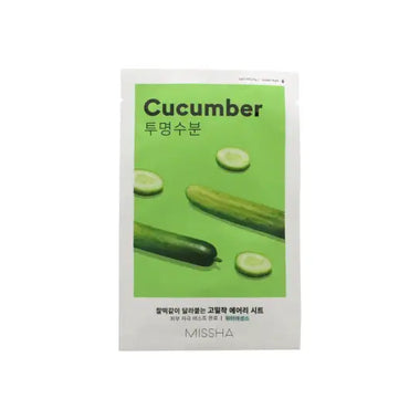 Missha Airy Fit Sheet Mask 19g - Cucumber - Skin Care