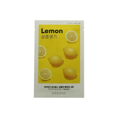 Missha Airy Fit Sheet Mask 19g - Lemon - Skin Care