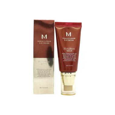 Missha M Perfect Cover BB Kräm SPF42 50ml - 21 Light Beige - Makeup