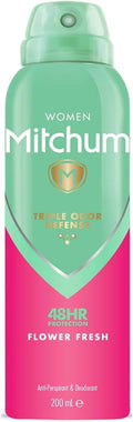 Mitchum Women Flower Fresh Anti-Perspirant & Deodorant Spray 200ml - Bath & Body