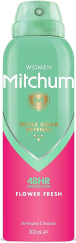 Mitchum Women Flower Fresh Anti-Perspirant & Deodorant Spray 200ml - Bath & Body