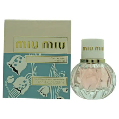 Miu Miu L’Eau Rosee Eau de Toilette 20ml Spray showcasing a delicate floral fragrance