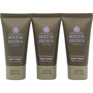 Molton Brown White Sandalwood Kroppstvål Presentset 3 x 30ml - Shower & Body Care