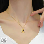 Moonlit Elegance: Diamond Projection Necklace -  QH Clothing