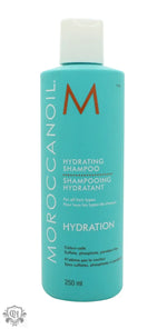 Turquoise Moroccanoil Hydrating Schampo 250ml bottle for soft, hydrated hair