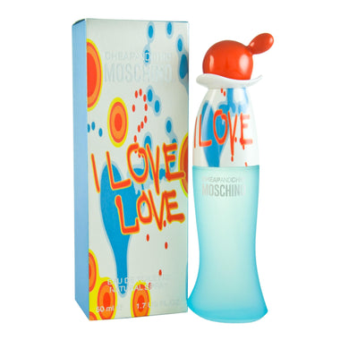 Moschino Cheap & Chic I Love Love Eau de Toilette 50ml Sprej bottle with red cap