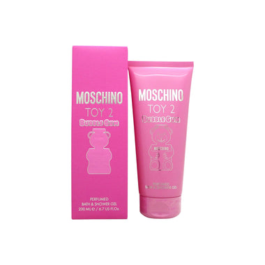 Moschino Toy 2 Bubble Gum Body Lotion and Tuggummi Bad und Duschgel 200ml packaging