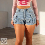 Summer Slim Fit Denim Shorts - QH Clothing