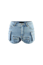 Summer Slim Fit Denim Shorts - QH Clothing