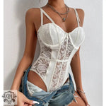 Summer Sexy Lace Stitching Niche Street Sexy Jumpsuit - Quality Home Clothing| Beauty