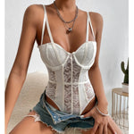 Summer Sexy Lace Stitching Niche Street Sexy Jumpsuit - Quality Home Clothing| Beauty