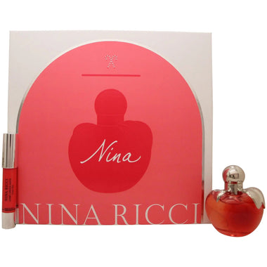 Nina Ricci Nina Gift Set 50ml EDT + 2.5g Its Lipstick - Iconic Pink - Quality Home Clothing| Beauty