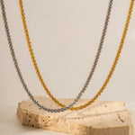 18K Gold Noble Simple Sparkling Glitter Design Necklace - QH Clothing