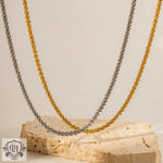 18K Gold Noble Simple Sparkling Glitter Design Necklace - QH Clothing