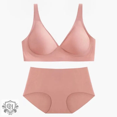 Nude Feel Seamless Bra Set - Clothing