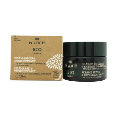 Nuxe Bio Organic Sesame Seeds & Citrus Extract Radiance Detox Mask 50ml - Skin Care