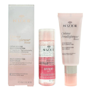 Nuxe Crème Prodigieuse Boost Silkt Cream Gift Set 40ml Boost Silky Cream + 40ml Micellar Water - Skin Care