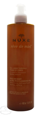 Nuxe Reve de Miel Face and Body Ultra-Rich Cleansing Gel 400ml - Dry/Sensitive Skin - QH Clothing