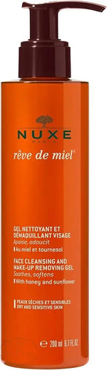 Nuxe Reve de Miel Face Cleansing and Make-Up Removing Gel 200ml - QH Clothing